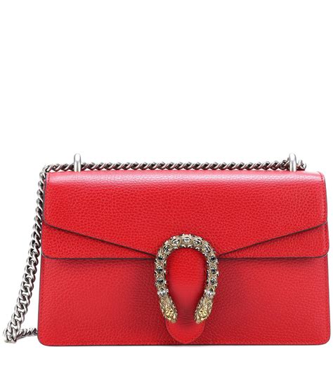 gucci dionysus leather mini chain bag red|gucci dionysus crocodile.